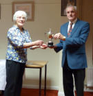 Thanks to Elaine Stobo, Ladies' Competition Secretary, for preparing the trophies