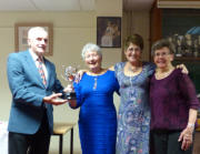 Ladies Triples Winners:J Beamish,J Cheshire,J Thompson